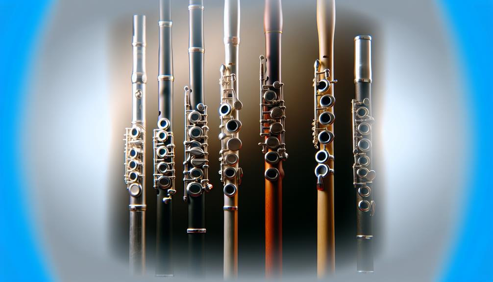 comparing different flute tones