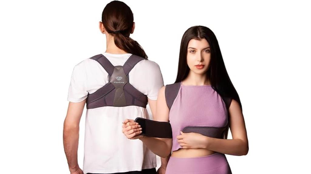 adjustable upper back brace