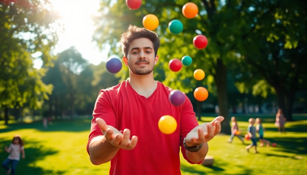 balancing juggling and life