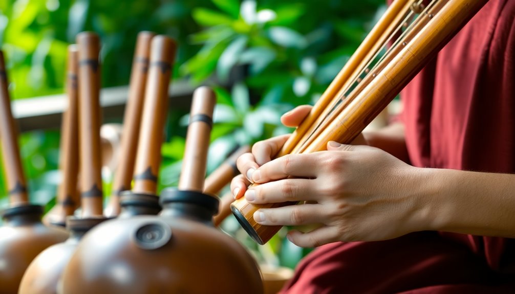 bamboo flute musical instrument