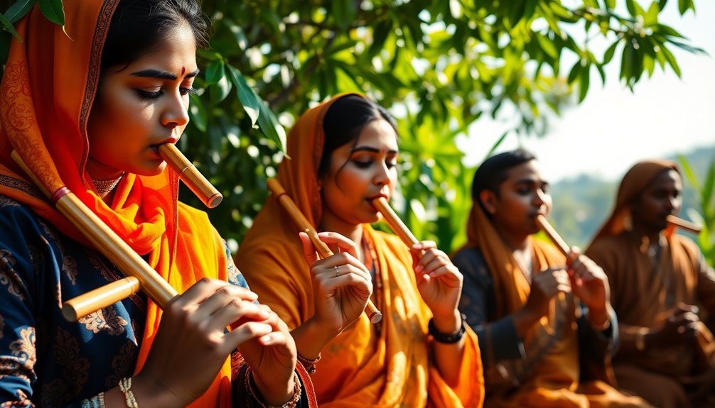 bamboo flute musicians in india