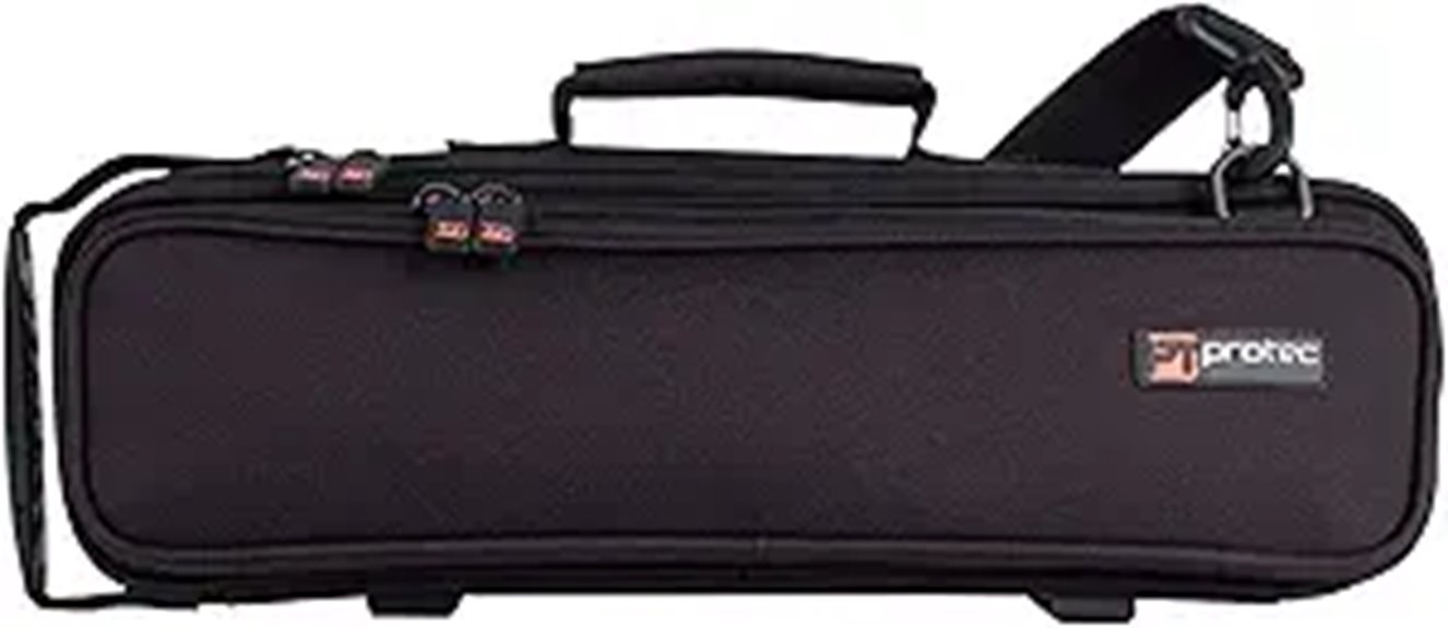 black flute case cover