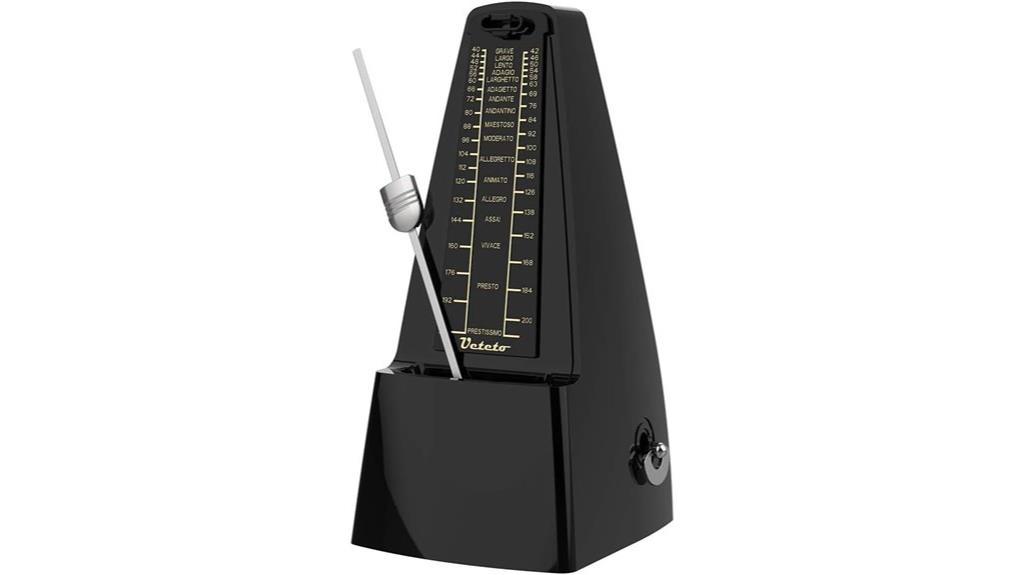 black loud sound metronome