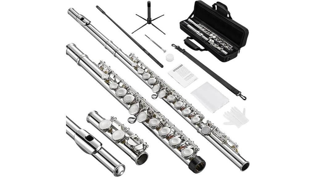 c flute with accessories