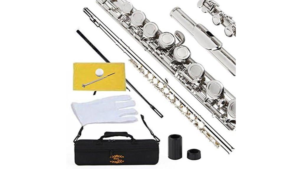 c flute with accessories