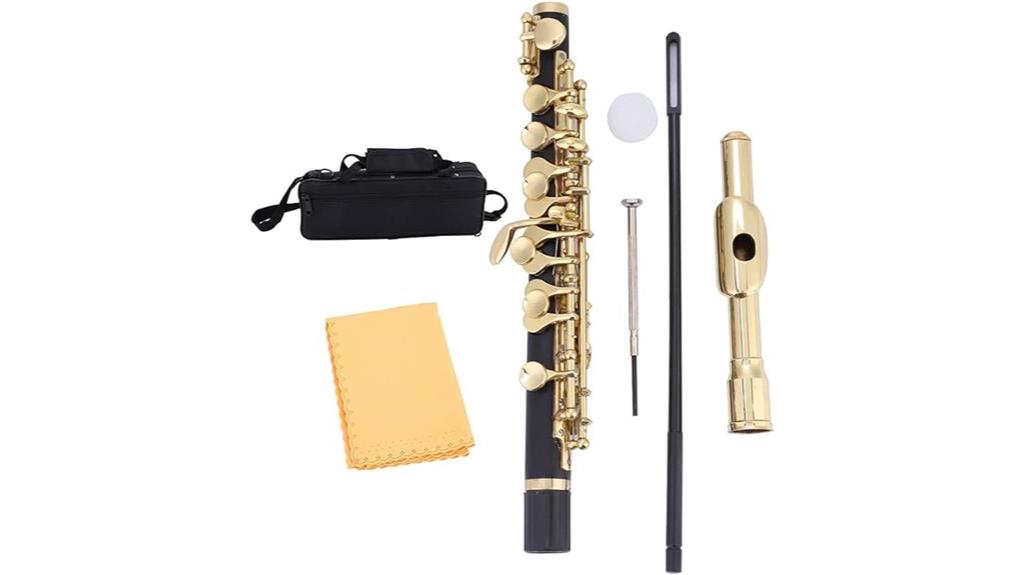 c key piccolo with accessories