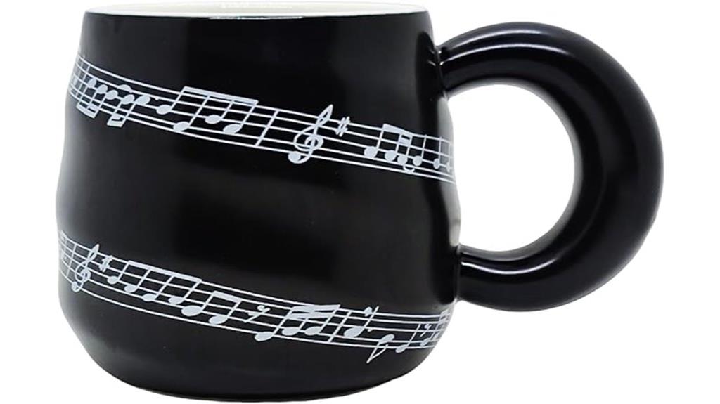 ceramic music coffee mug