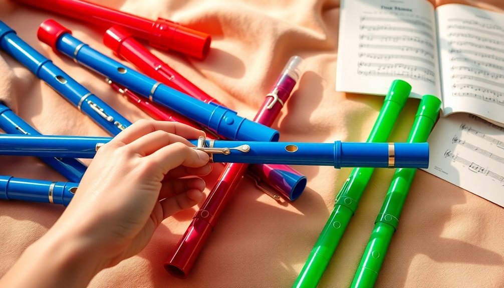 choosing beginner plastic flutes