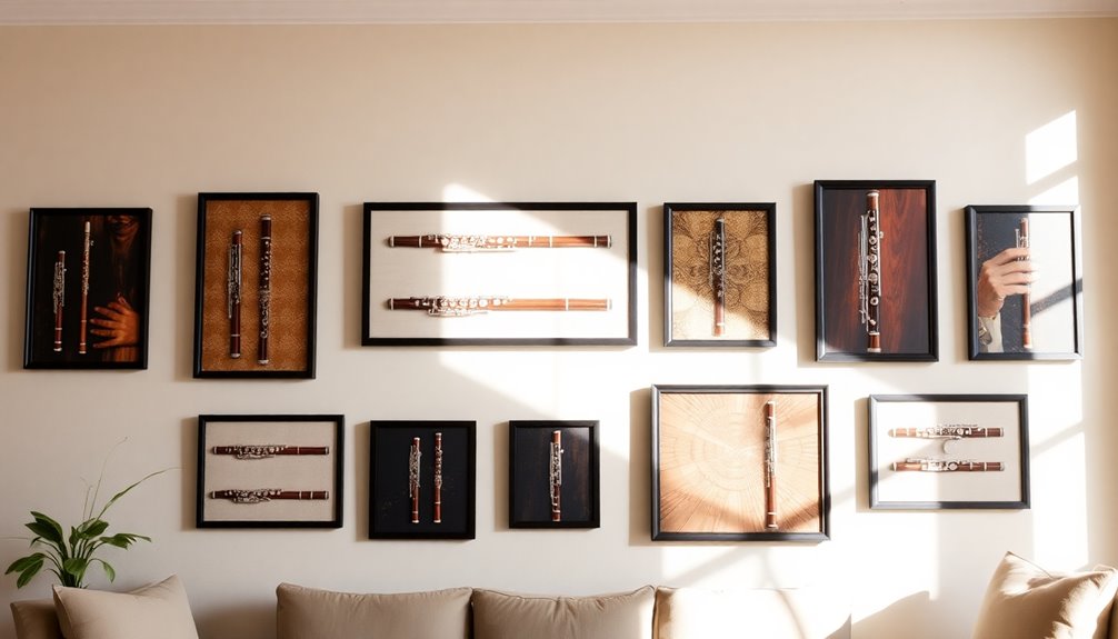 choosing flute wall art