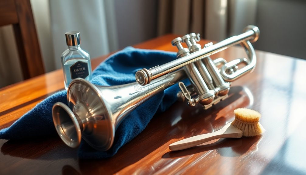 cleaning silver musical instruments