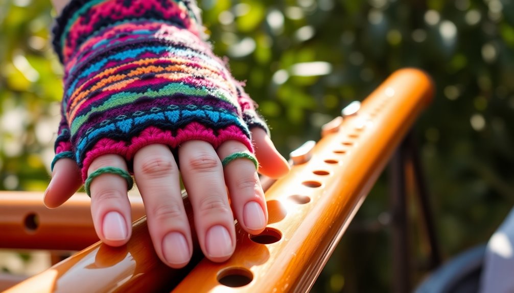 colorful and stylish gloves