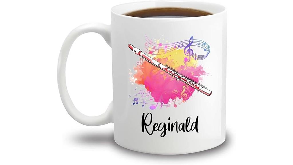 customizable flute coffee mug