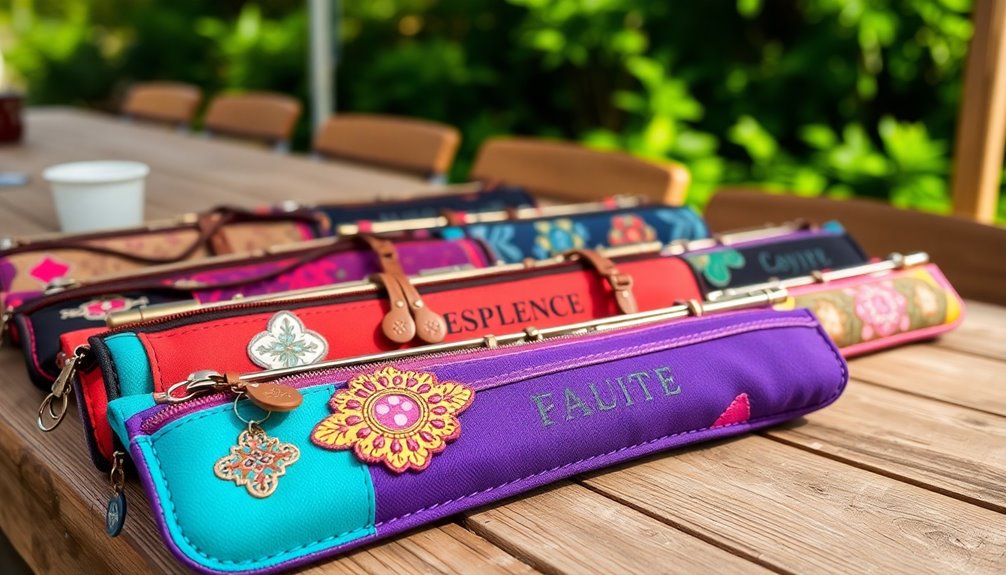 customizable protective flute cases