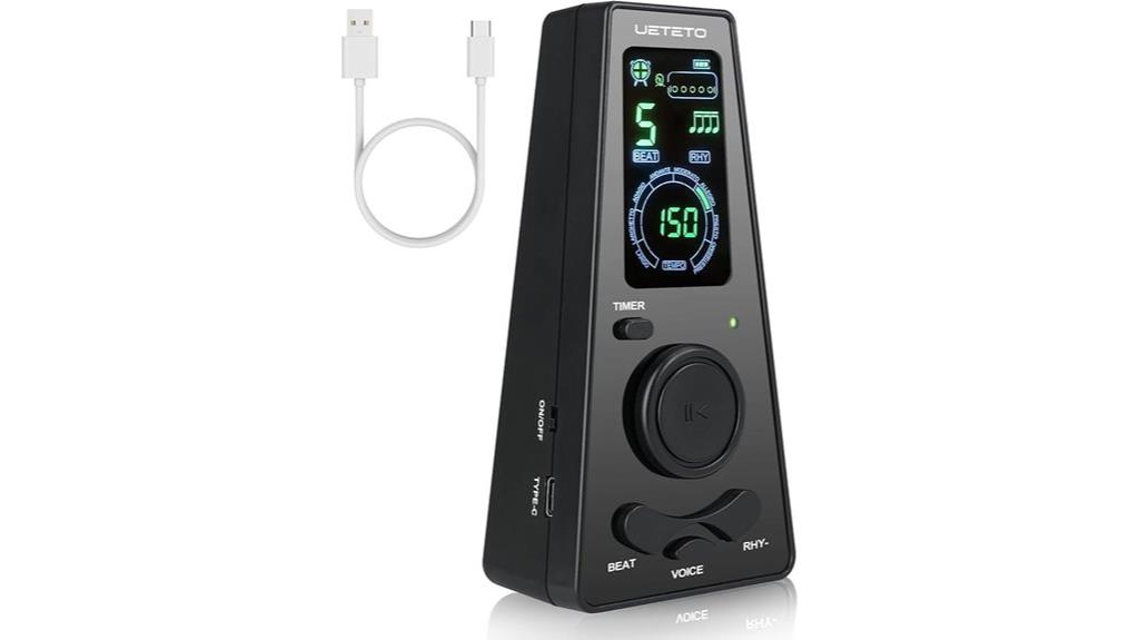 digital metronome with timer