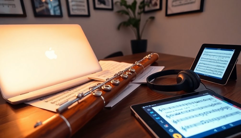 digital tools enhance flute learning