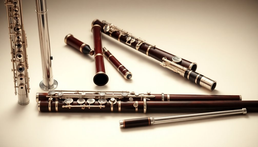 distinct classical flute varieties