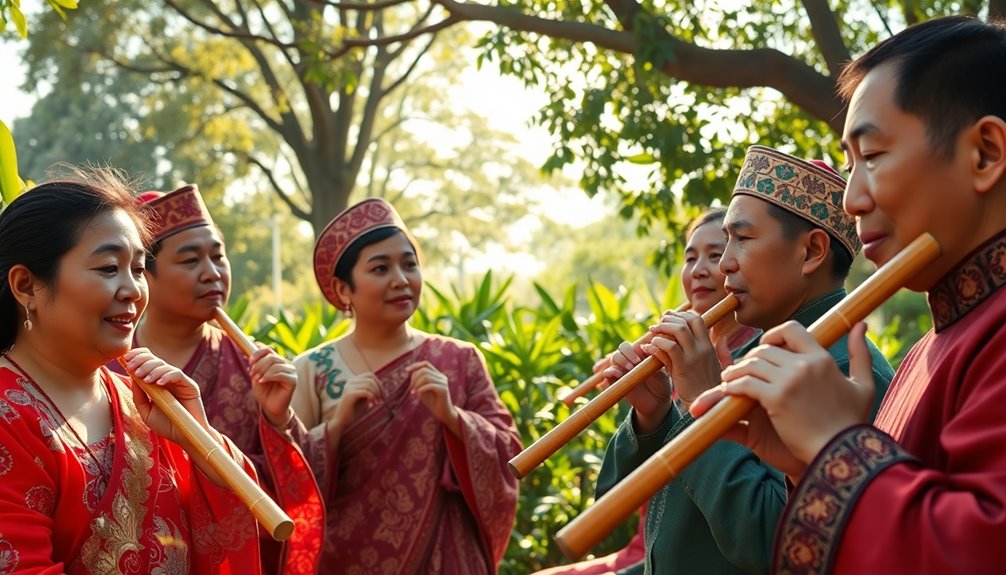 diverse techniques in flute