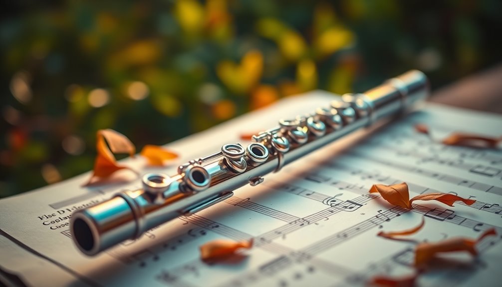 elegant flute musical composition