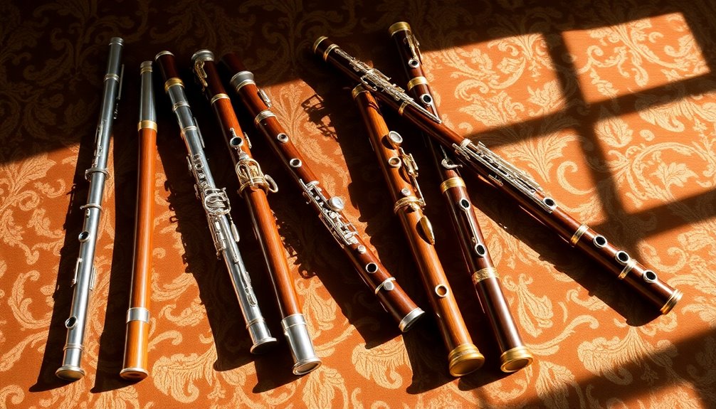 elegant historical woodwind instrument