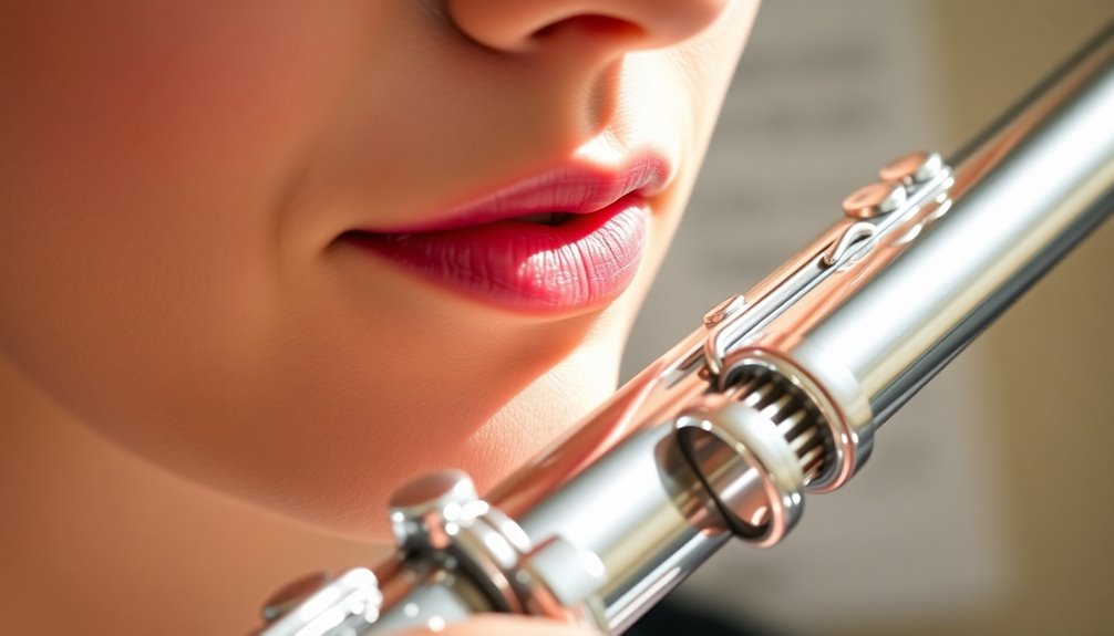 embouchure technique practice session