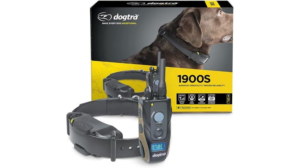 ergonomic dog training collar