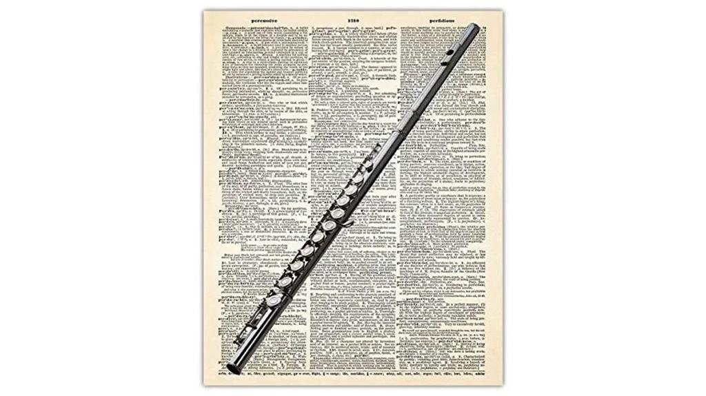 flute art print decor