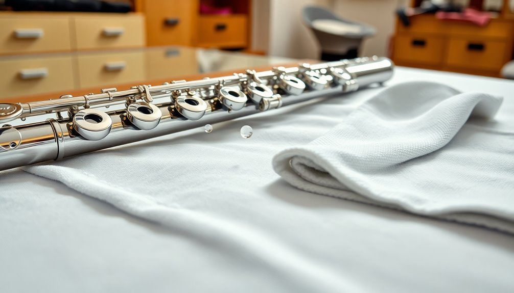 flute maintenance requires cleaning