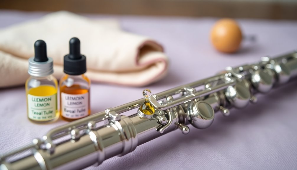 flute maintenance with oils