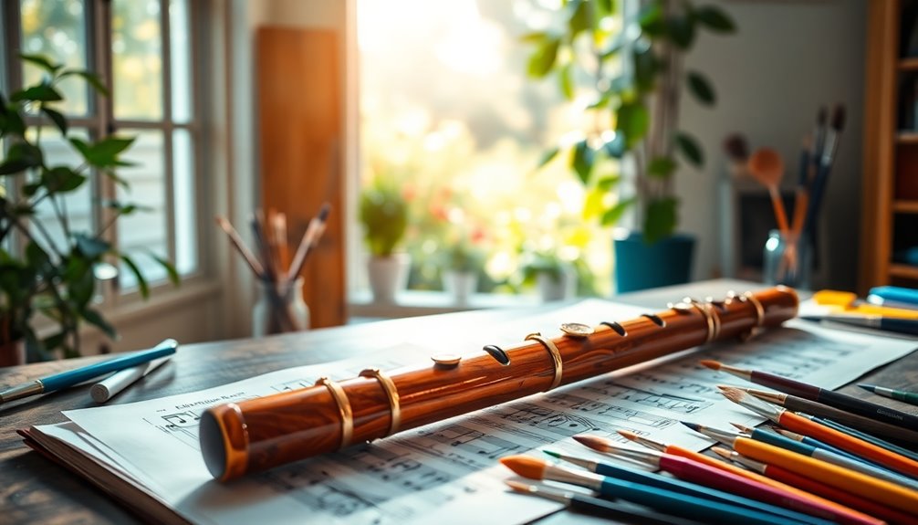 flute music enhances concentration