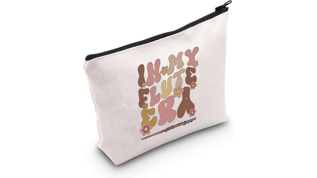 flute player gift pouch