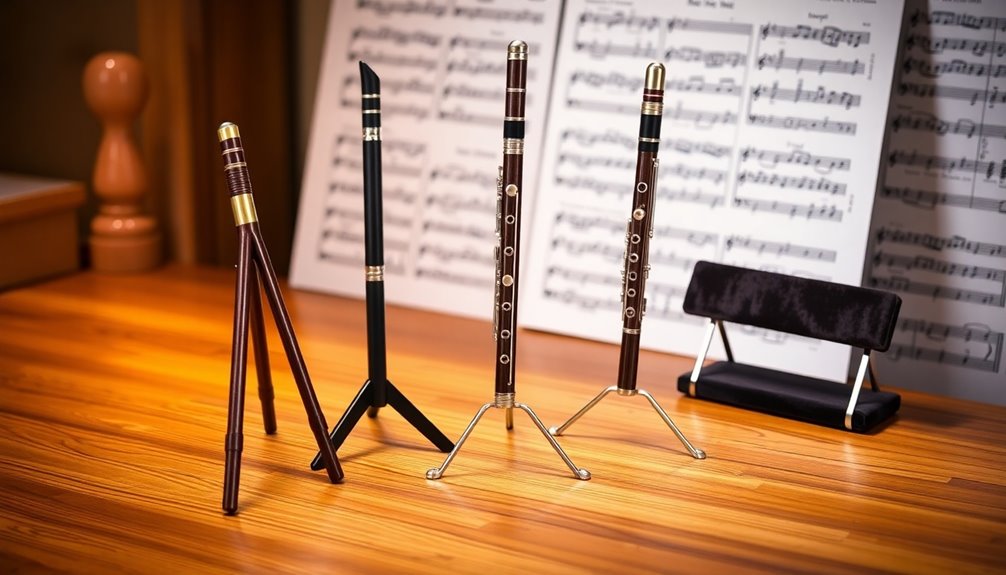 flute stand variations available