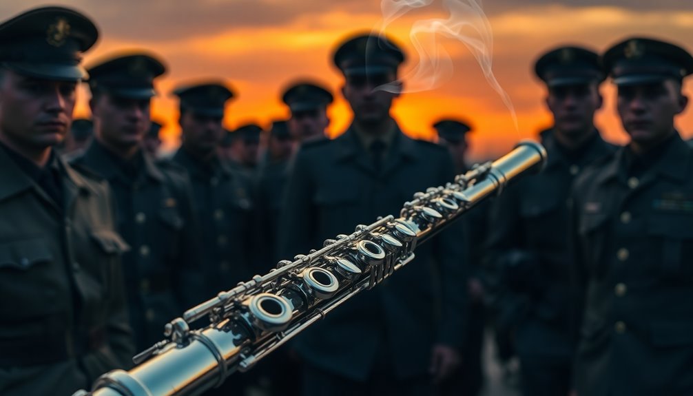 flutes as warfare symbols