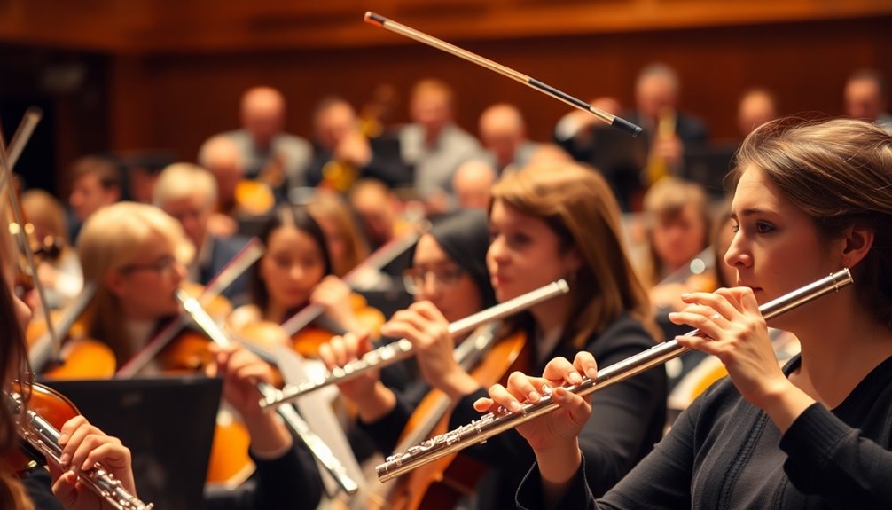 flutes enhance orchestral harmony