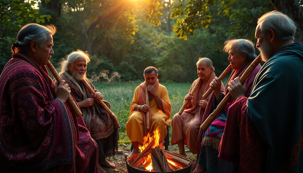 flutes in ceremonial rituals