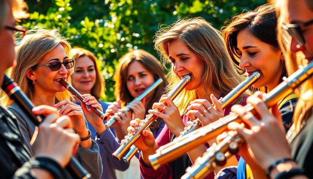 flutists connecting on instagram