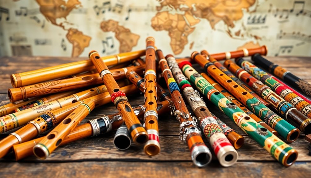 global melodies through flutes