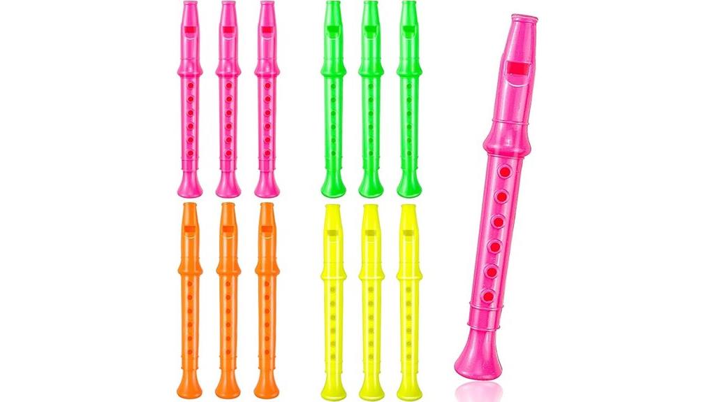 kids plastic recorders pack