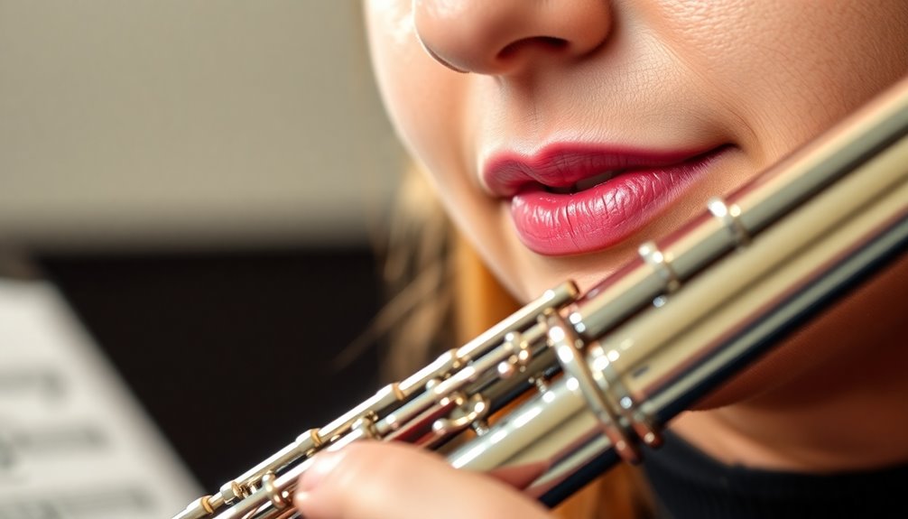 mouthpiece positioning for musicians