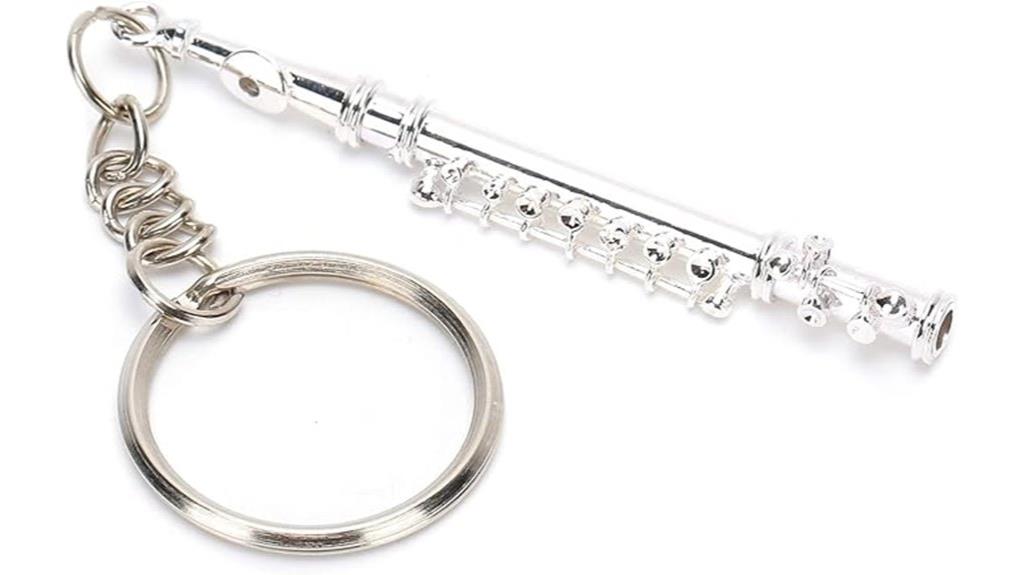 musical instrument keychain accessory