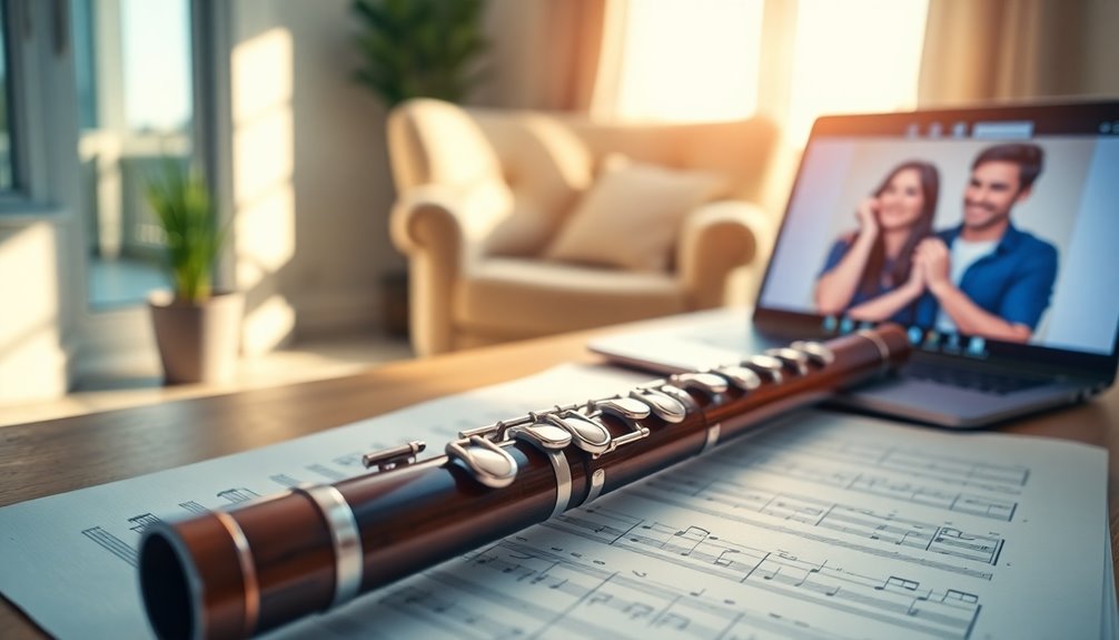 online flute lesson services