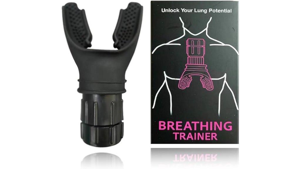 portable breathing muscle trainer