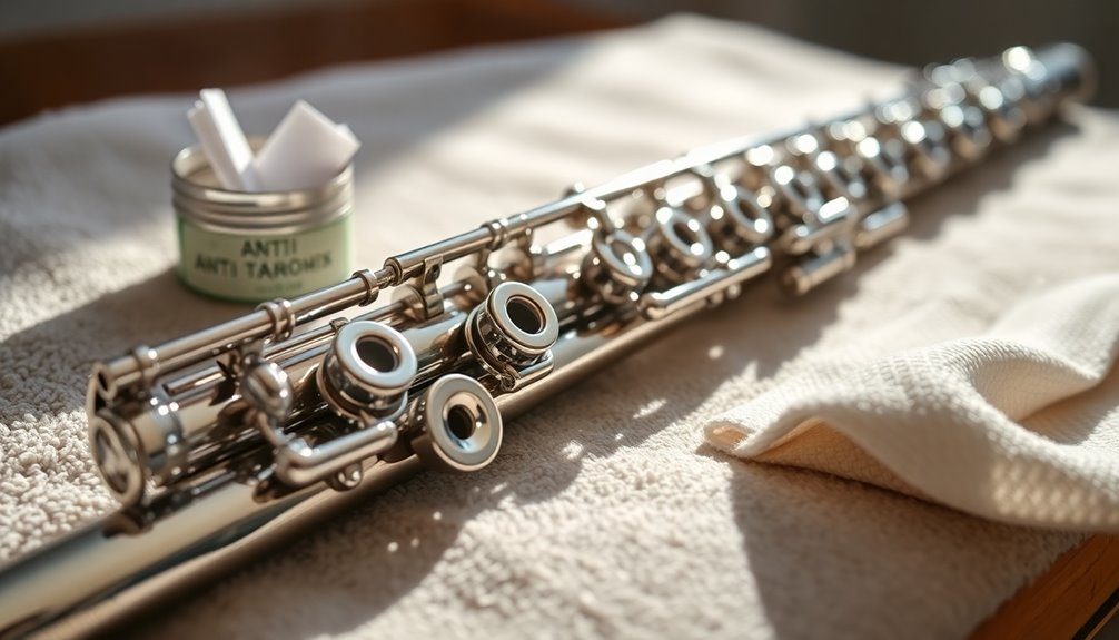 preventing flute tarnish tips