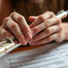 proper flute holding technique