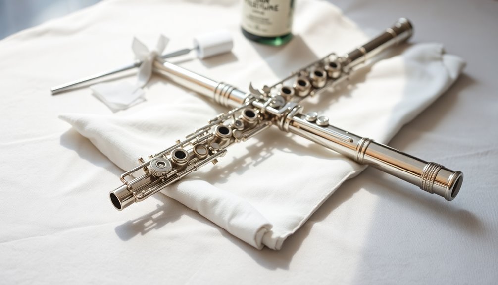 regular flute cleaning routine