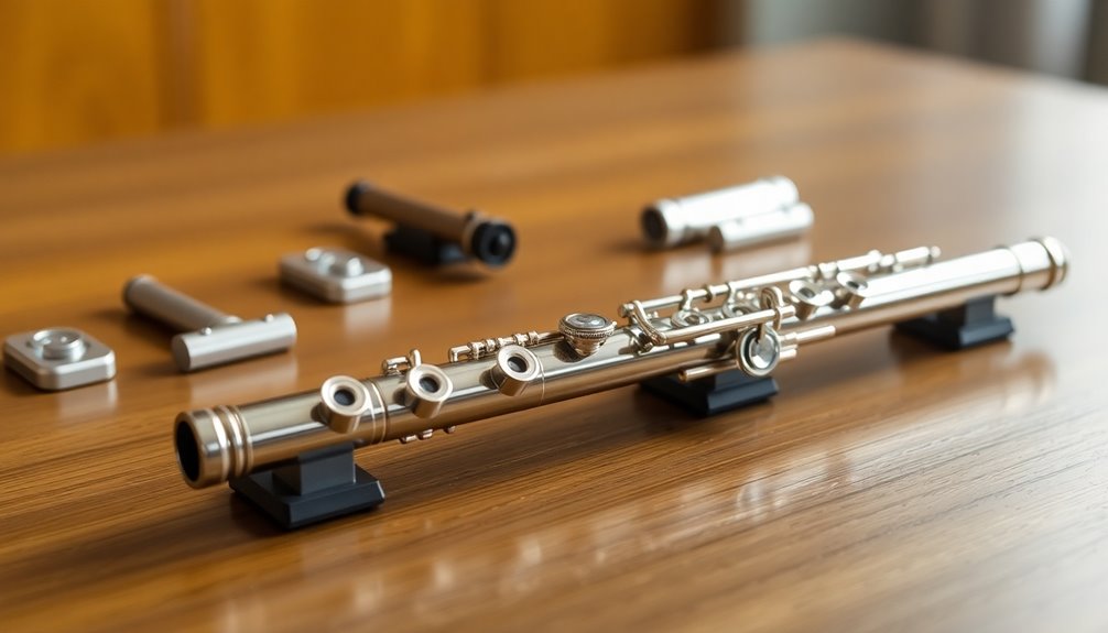 secure and accessible flute holders