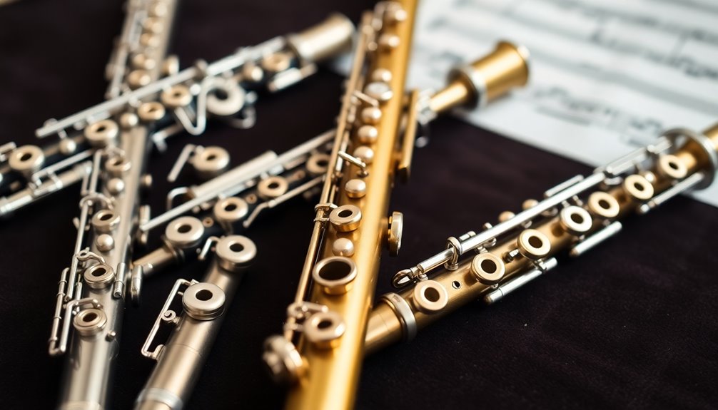 selecting closed hole flute features