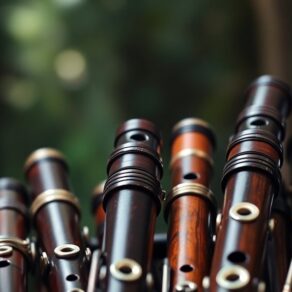 top ebony wood flutes