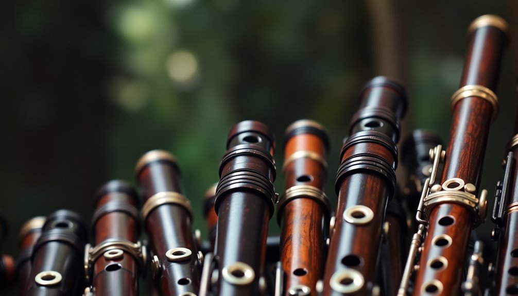 top ebony wood flutes