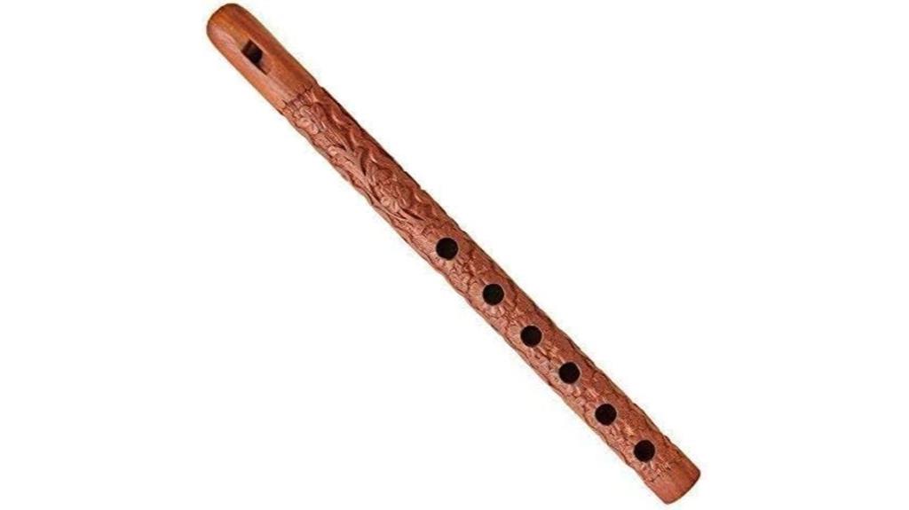 traditional wooden flute instrument