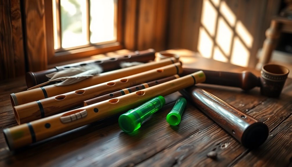 traditional wooden wind instruments